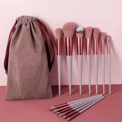 Makeup Brush Set 13Pcs Foundation Blush Eye Shadow Cosmetic globalswanky 01