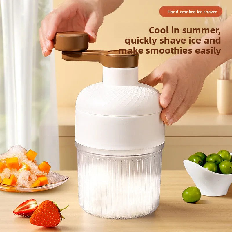 Manual Ice Crusher and Ice Cube Tray No Electricity Required global-swanky 1