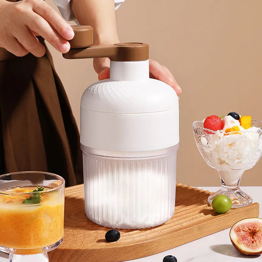 Manual Ice Crusher and Ice Cube Tray No Electricity Required global-swanky 2
