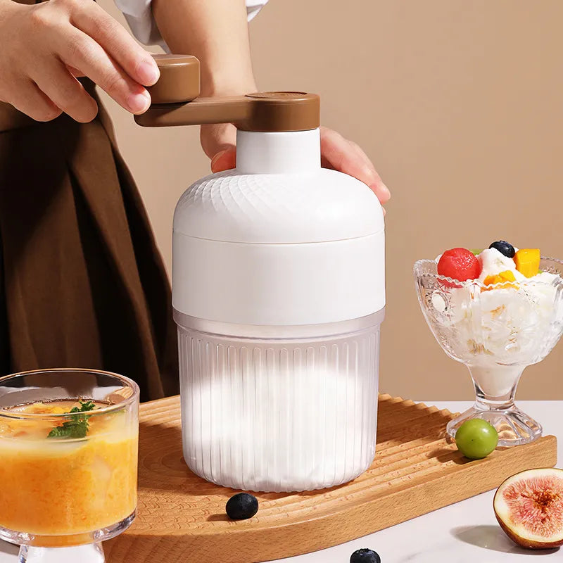 Manual Ice Crusher and Ice Cube Tray No Electricity Required global-swanky 2