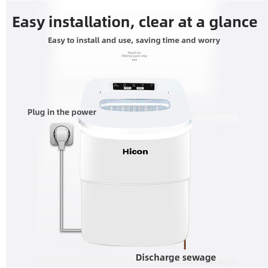 Manual Ice Maker with Water Filling Function Home Kitchen globalswanky 01