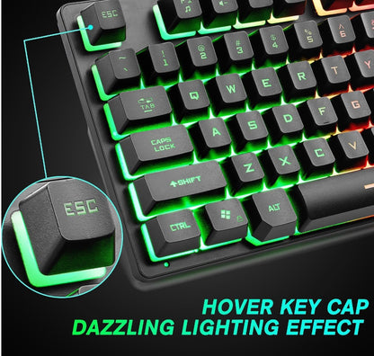 Mechanical Keyboard Electronic Notebook Keyboard for Games globalswanky 02