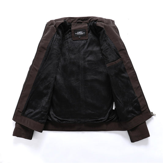 Men Fashion Pu Leather Jackets Coats Global swanky 3