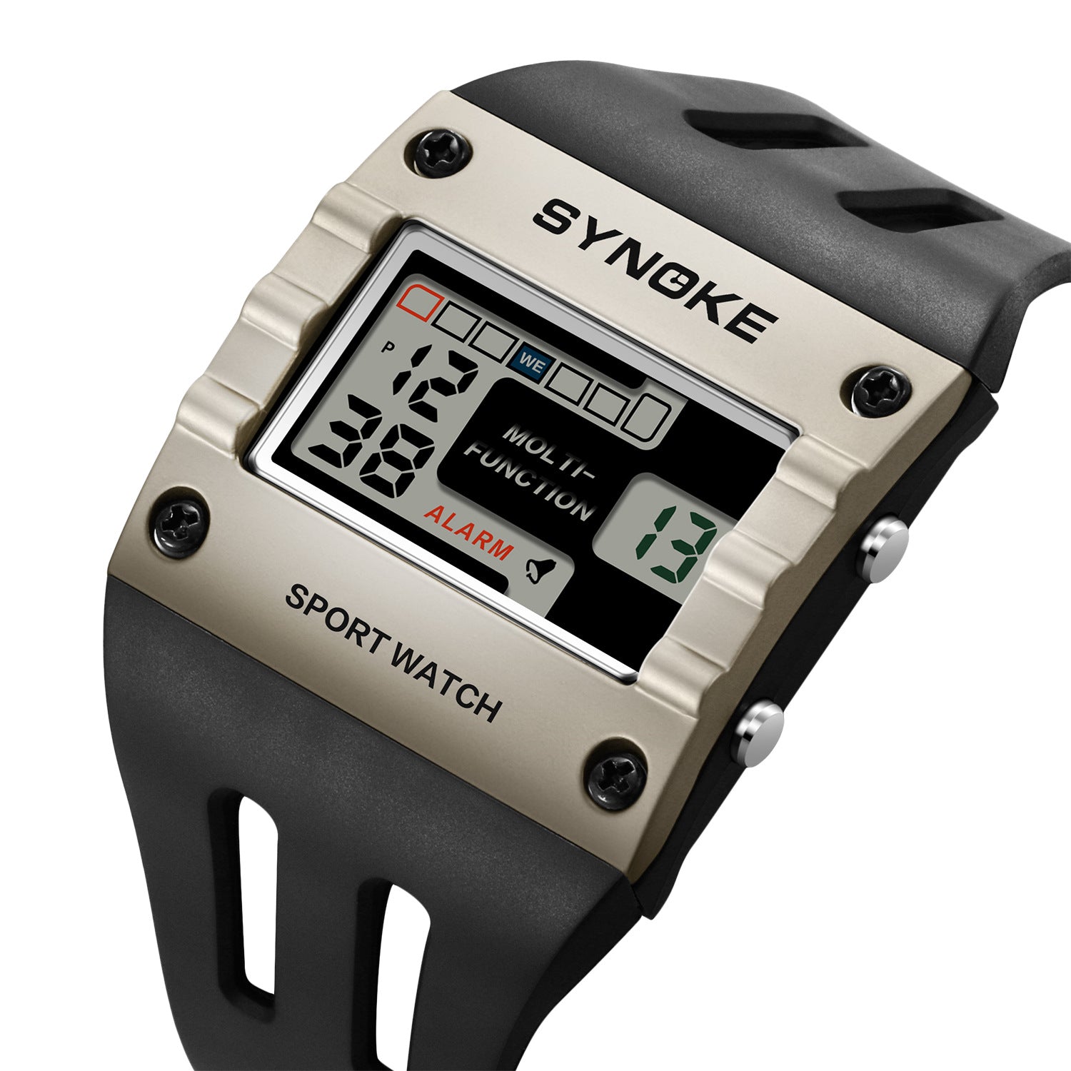 Men’s Alloy Sports Smartwatch Large Display & Water-Resistant 
global-swanky 3