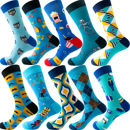 Men’s Autumn Diamond Patterned Socks Christmas Fruit Patterns
global-swanky 3