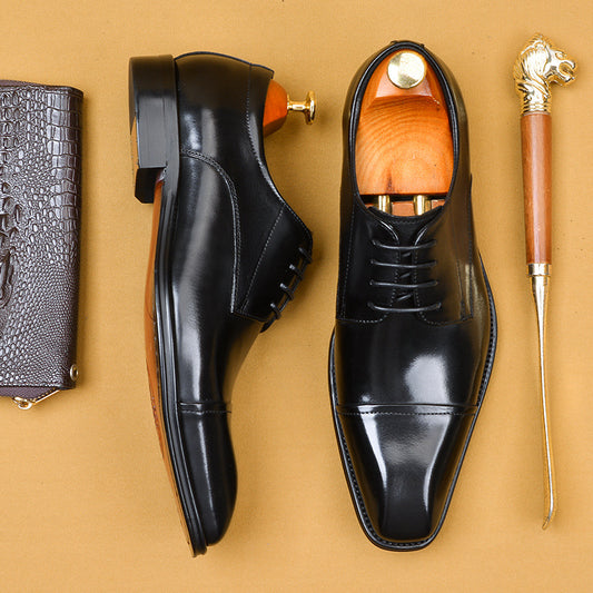  Men's British Leather Formal Business Shoes for Wedding Wear Global swanky 2