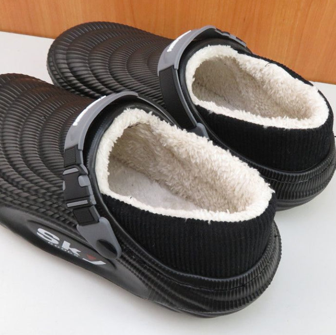 Men’s Cotton Slippers Anti-Slip Thick Sole Indoor Outdoor global swanky 2
