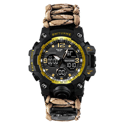 Men's Electronic Watch Multi-function Lifeline Whistle Global swanky 3