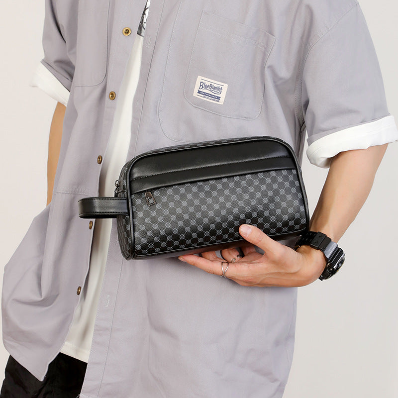 Men's Fashion Vintage Printed Handbag – Sleek & Practical Design globalswanky 1