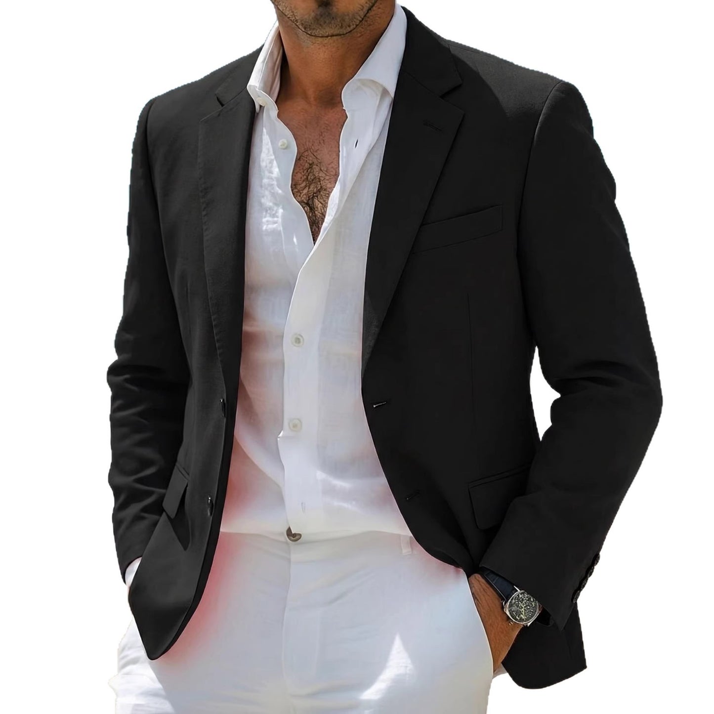 Men's Fashionable Bad-Boy Style Casual Jacket Global swanky 2