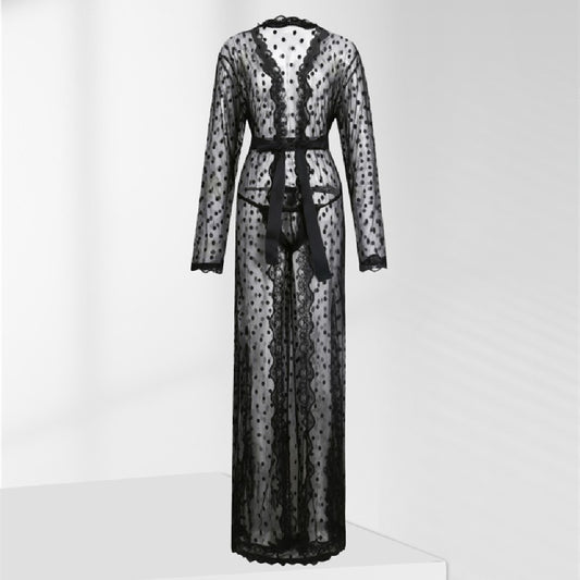  Men’s Japanese-Style Polka Dot Lace Bathrobe Premium Design
global-swanky 1