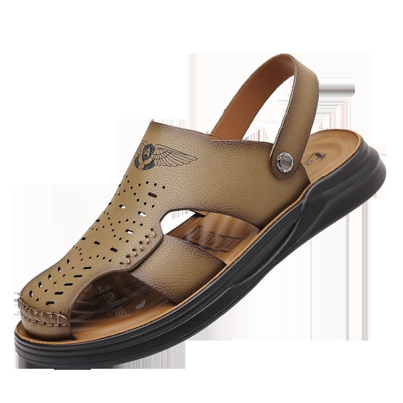  Men’s Leather Toe Sandals Outdoor Driving Casual Footwear
global-swanky 3