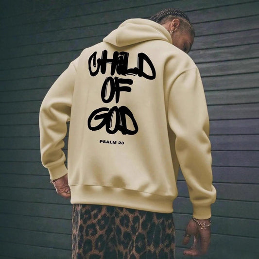 Men’s Letter-Print Hoodie – Fleece-Lined Pullover Top Comfort global swanky 3