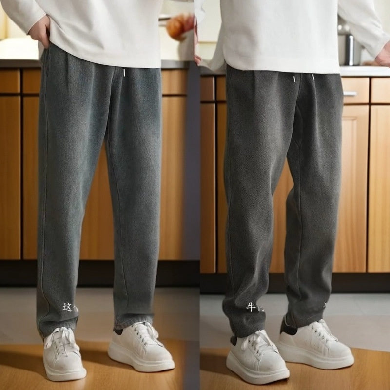 Men's Loose-Fit Retro-Style Jeans for Comfortable Spring Wear globalswanky 01