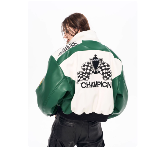  Men’s Motorcycle Leather Jacket & Embroidered Medal Letters
/global-swanky 2