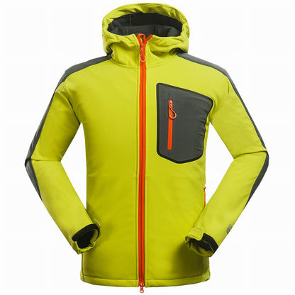Men's Outdoor Mountaineering And Leisure Sports Clothing Complex Soft Shell Jacket Global swanky 1