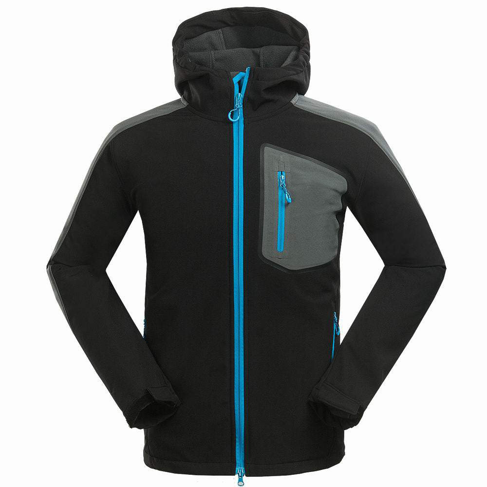 Men's Outdoor Mountaineering And Leisure Sports Clothing Complex Soft Shell Jacket Global swanky  3
