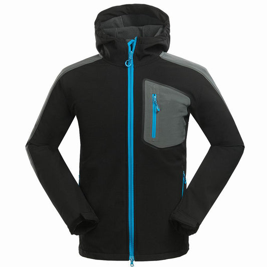 Men's Outdoor Mountaineering And Leisure Sports Clothing Complex Soft Shell Jacket Global swanky  3