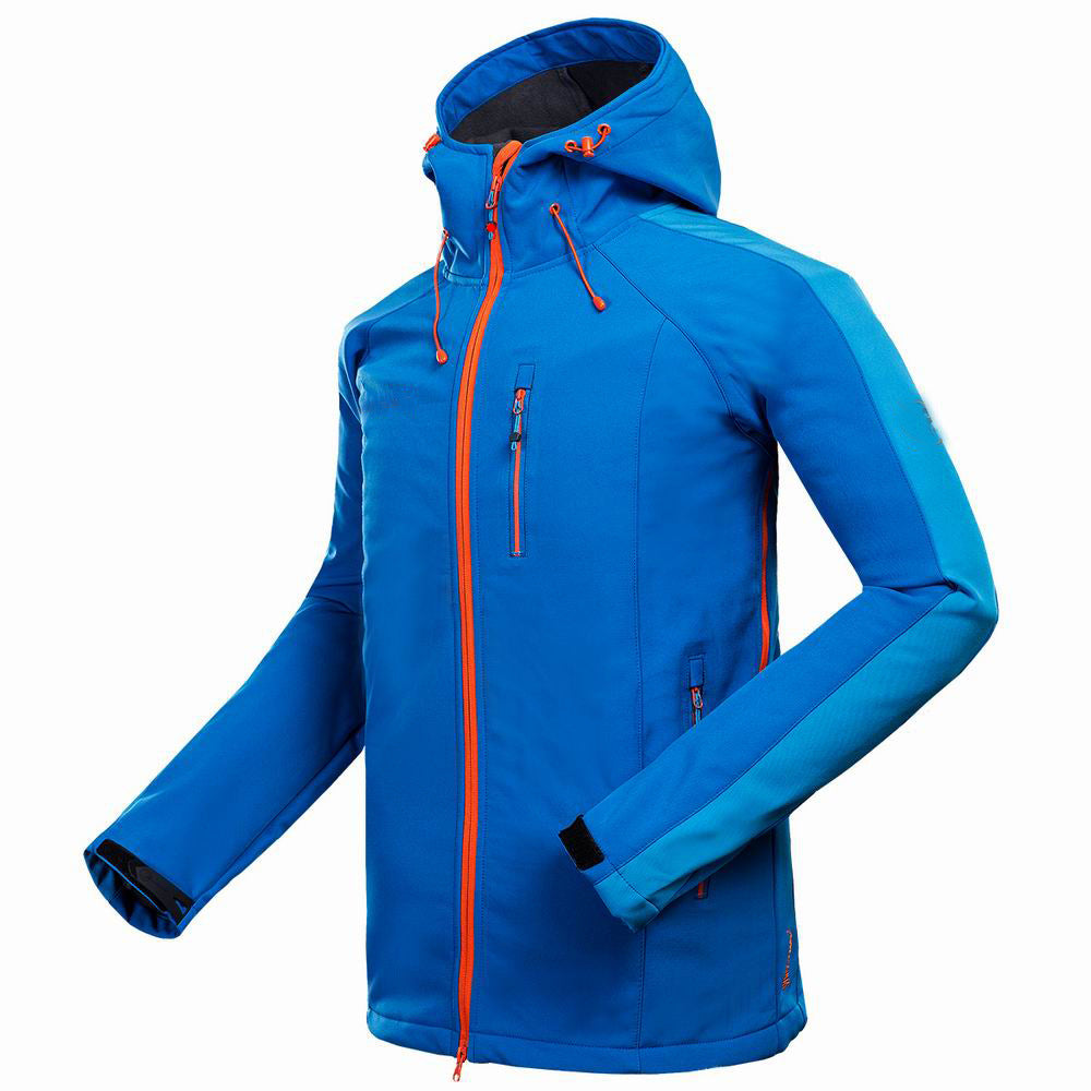 Men’s Outdoor Soft Shell Jacket – Windproof Mountaineering, Camping & Sports Wear for Durable All-Weather Protection Global swanky 1