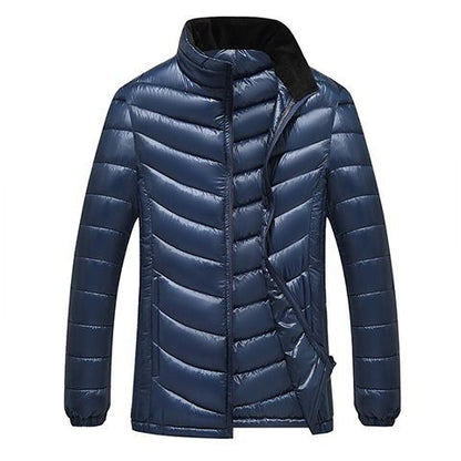  Men’s Plus-Size Mid-Length Down Jacket  Warm & Comfortable
global-swanky 3