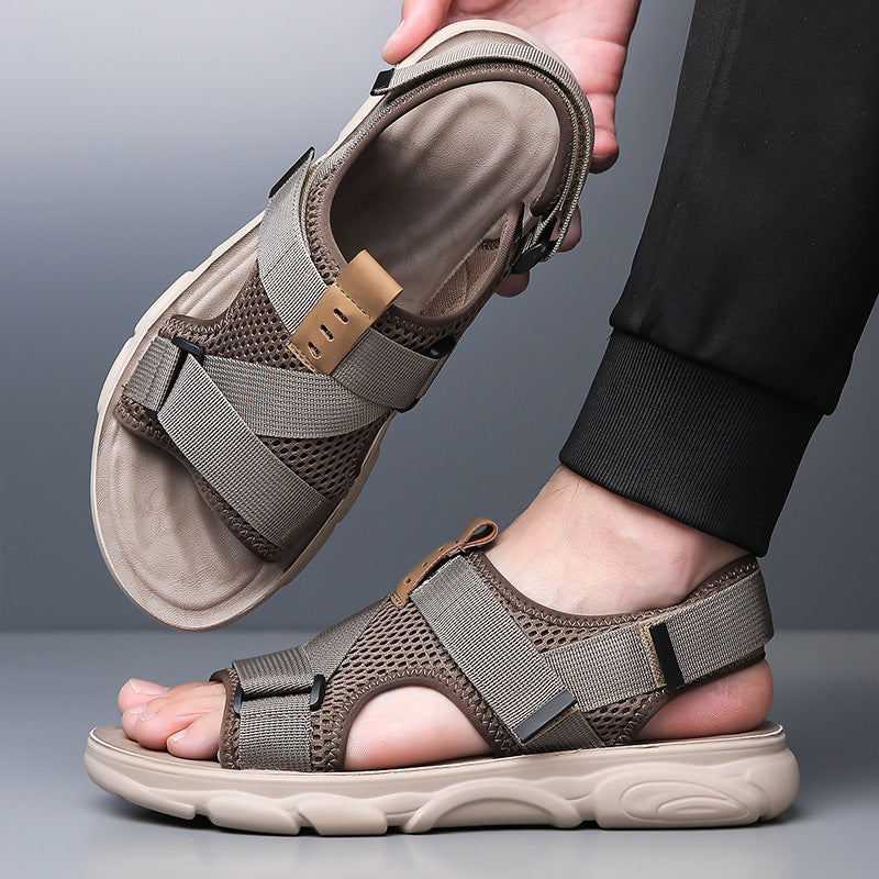Men’s Roman Beach Shoes with Soft Sole & Non-Slip Comfort Global swanky 1