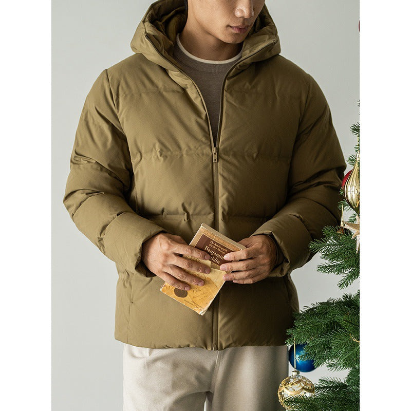 Men’s Short Hooded Down Jacket – Stylish, Windproof & Warm
global-swanky 3