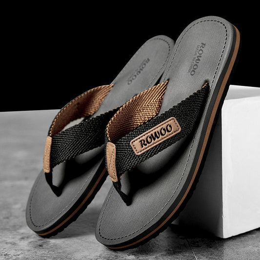 Men’s Stylish Non-Slip Fabric-Strapped Beach Sandals Outdoors
global-swanky- 1