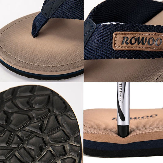 Men’s Stylish Non-Slip Fabric-Strapped Beach Sandals Outdoors
global-swanky- 2