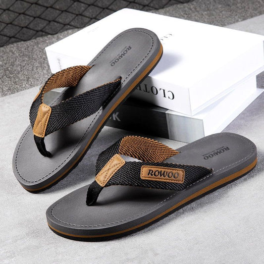 Men’s Stylish Non-Slip Fabric-Strapped Beach Sandals Outdoors
global-swanky- 3