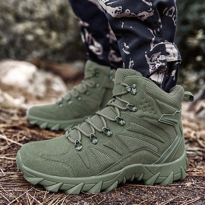 Men's Training Combat Boots Outdoor Hiking Shoes Global swanky 1
