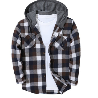 Men’s Trendy Plaid Hooded Jacket Comfortable & Fashionable
global-swanky 1