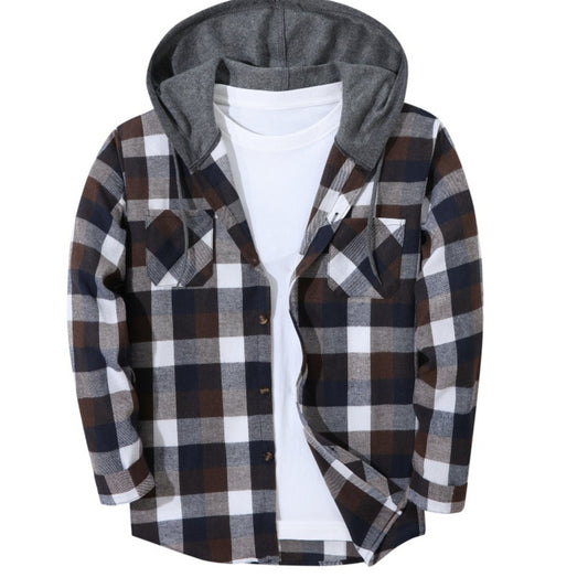 Men’s Trendy Plaid Hooded Jacket Comfortable & Fashionable
global-swanky 1