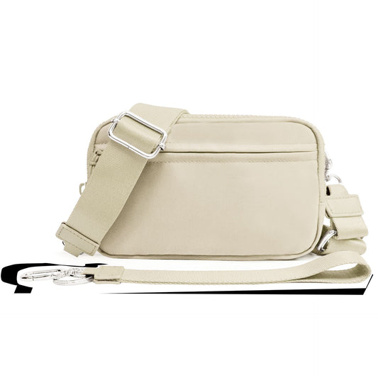 Men's Waterproof Crossbody Waist Bag Double Layer global swanky 3