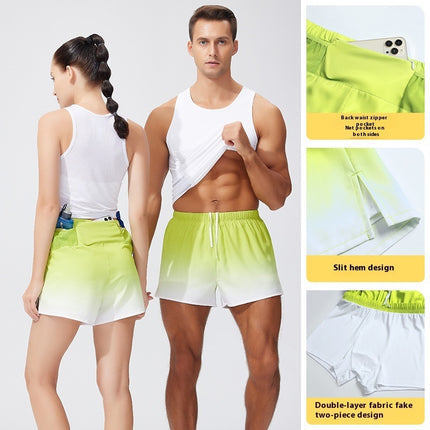 Men's and Women's Loose Double-Layer Beach Pants for Swimming globalswanky 02