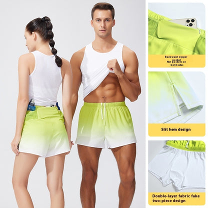 Men's and Women's Loose Double-Layer Beach Pants for Swimming globalswanky 02