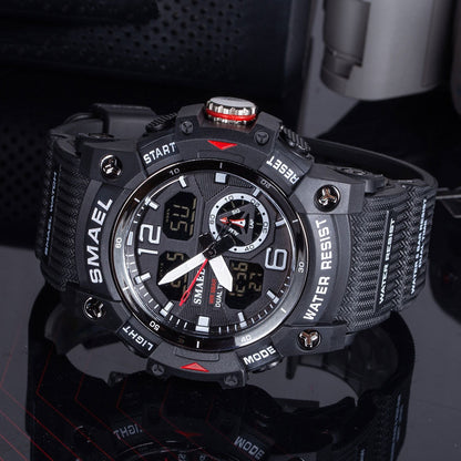 Mens Outdoor Transparent Watch With A Cool Dual-display Design Gllobal swanky 1