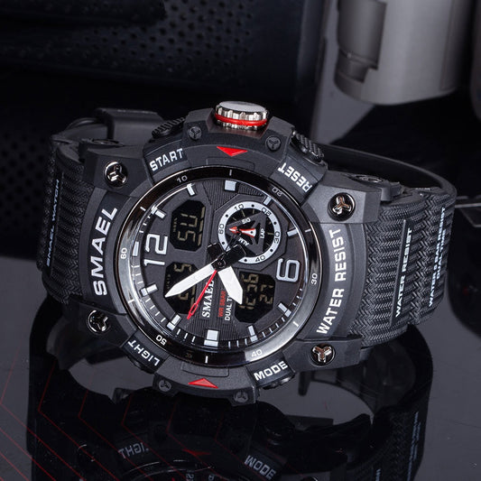 Mens Outdoor Transparent Watch With A Cool Dual-display Design Gllobal swanky 1
