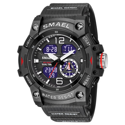 Mens Outdoor Transparent Watch With A Cool Dual-display Design Gllobal swanky 3