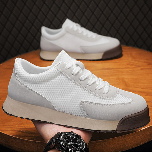 Mens Retro Running Shoes With Thick Sole For Height Increase global swanky 1