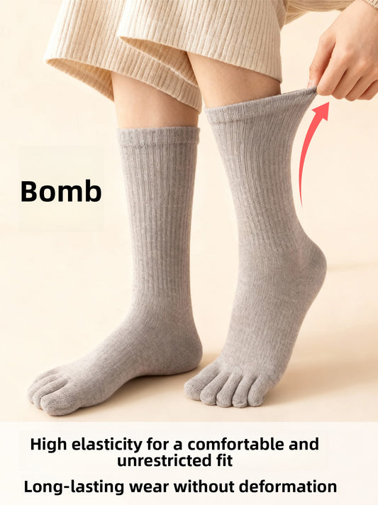 Merino Wool Five-Toe Breathable Socks for Outdoor Comfort globalswanky 2