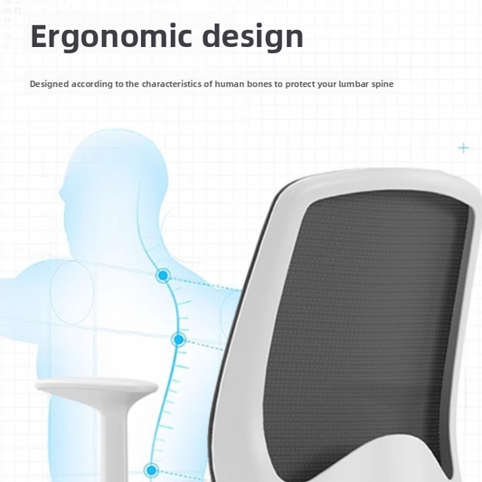  Mesh Office Chair Ergonomic with Rollers for Easy Movement  global-swanky 3