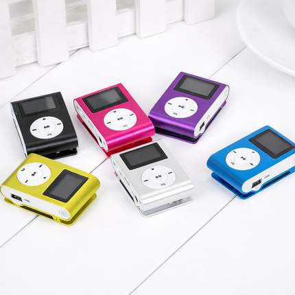 Metal clip mp3 card player cute mini sports iron clip MP3 globalswanky 01