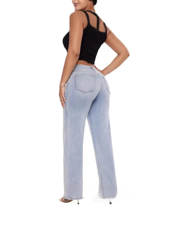 Micro-Flared Mid-Rise Jeans Global swaky 3