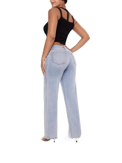 Micro-Flared Mid-Rise Jeans Global swaky 3