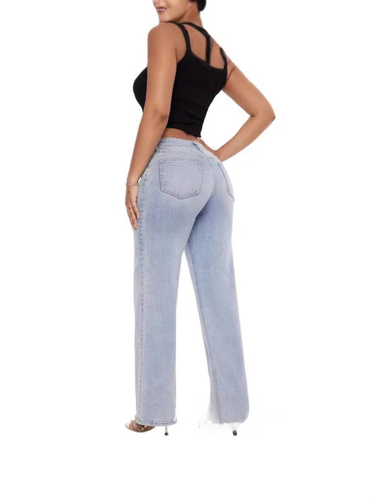 Micro-Flared Mid-Rise Jeans Global swaky 3