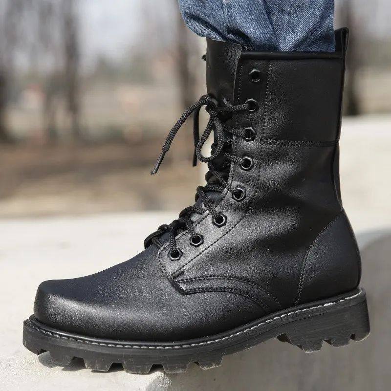 Military Steel-Toe Work Safety Shoes Rugged Tactical Boots Global swanky 1