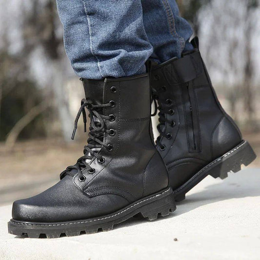 Military Steel-Toe Work Safety Shoes Rugged Tactical Boots Global swanky 3