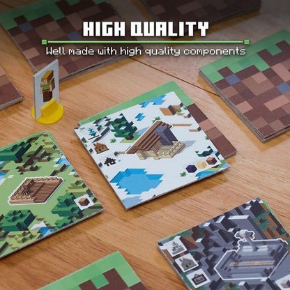 Minecraft IP Board Game Monopoly for Family Fun and Strategy global-swanky 3