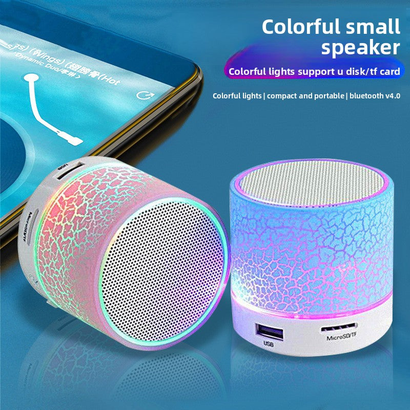 Mini Bluetooth Speaker with LED Light and Wireless Sound global-swanky 1