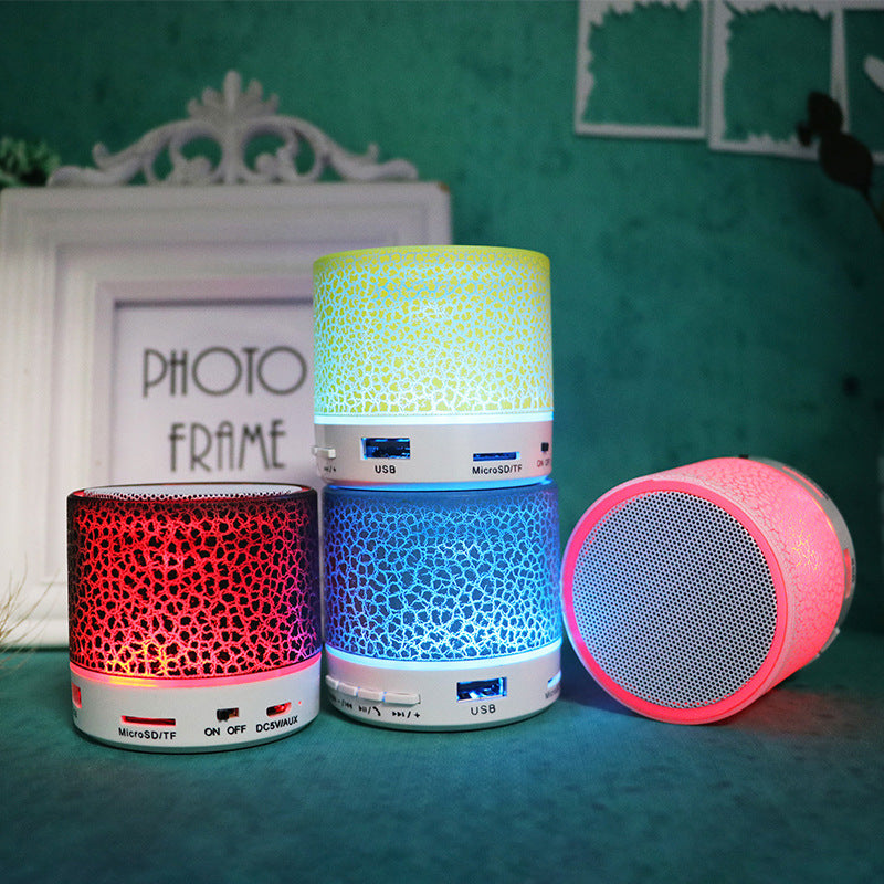 Mini Bluetooth Speaker with LED Light and Wireless Sound global-swanky 3